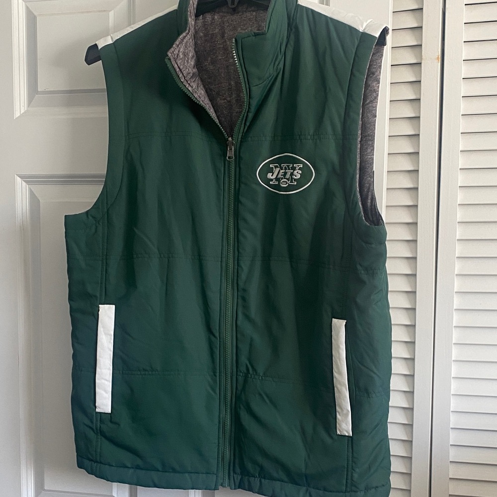 Green Sleeveless Vest with Logo
